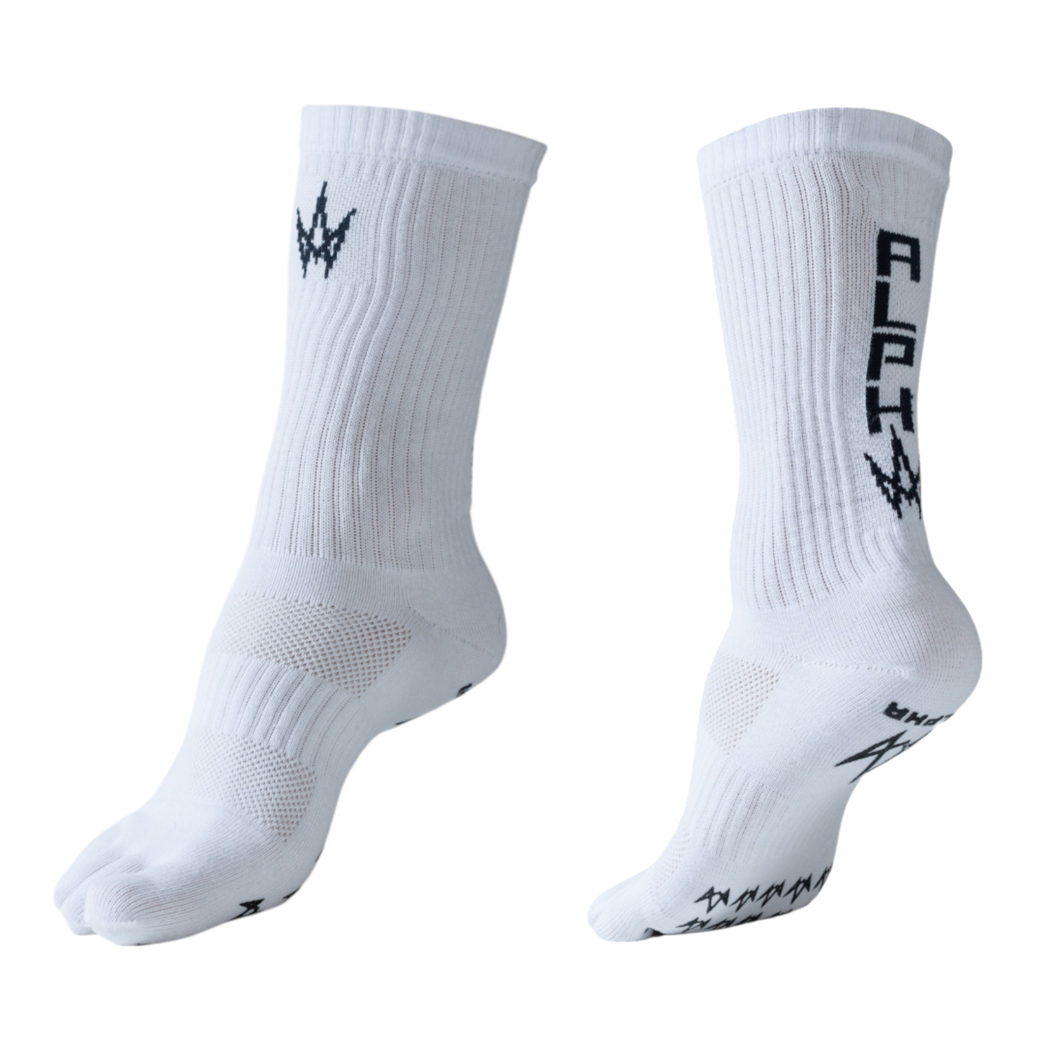 ALPHA 5s (Toe Grip Socks)(WHITE)