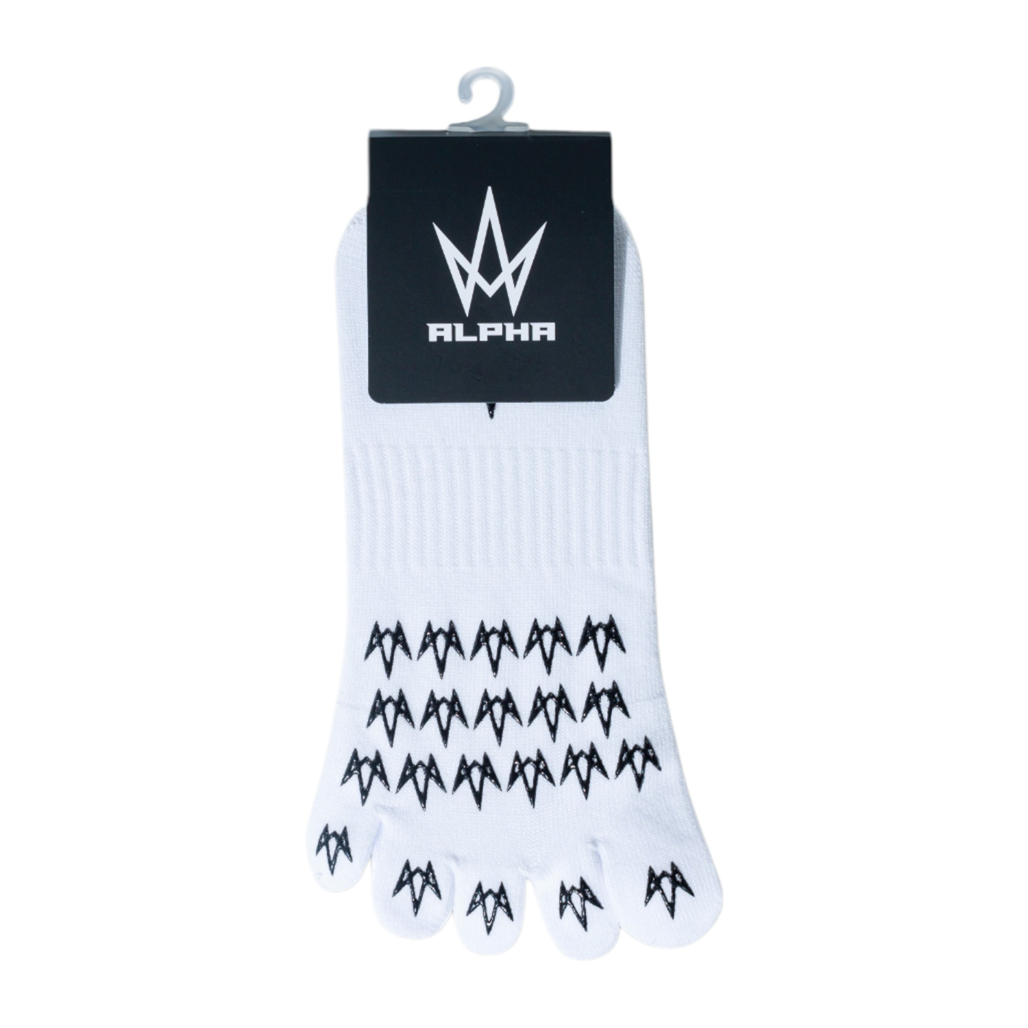 ALPHA 5s (Toe Grip Socks)(WHITE)