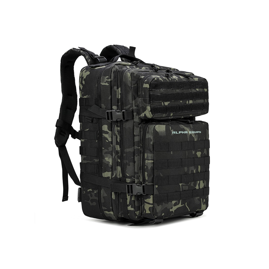 Alpha Overdrive Tactical Backpack - Camo Green
