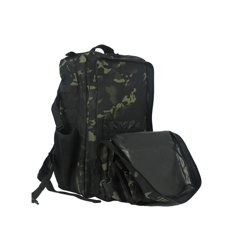 Alpha Overdrive Tactical Backpack - Camo Green