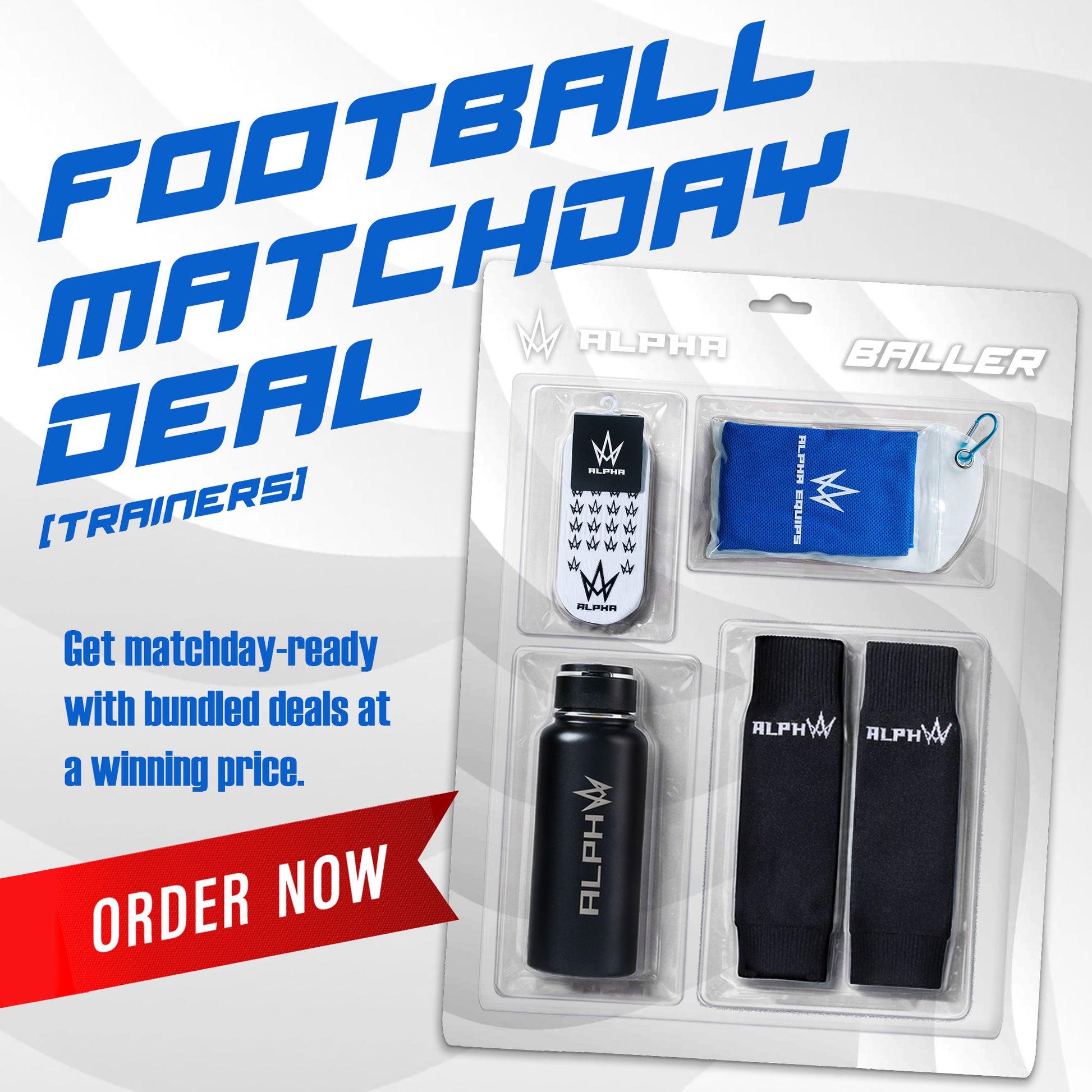 Alpha Football Matchday Blister Pack - BALLER (Trainers Edition)