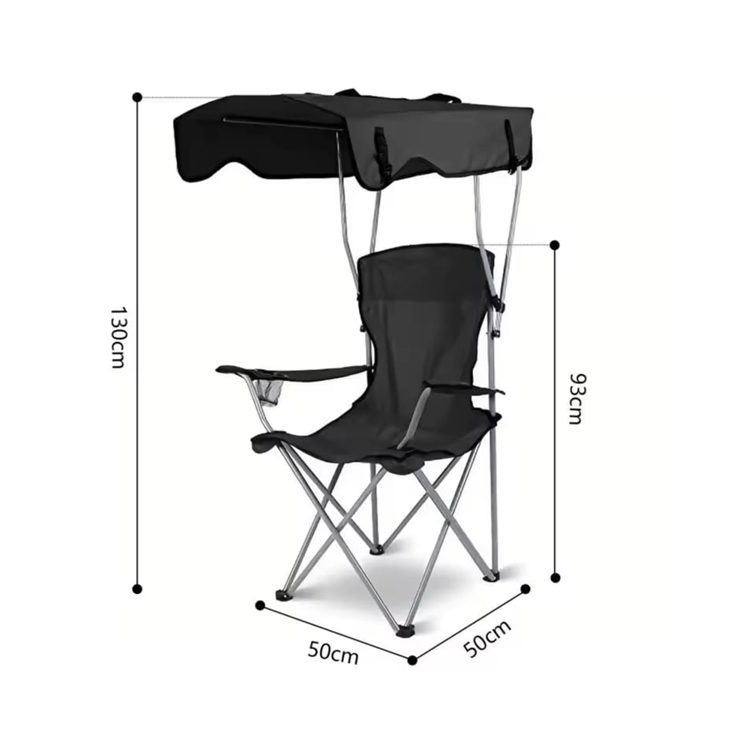 Alpha Throne Foldable Chair with Roof