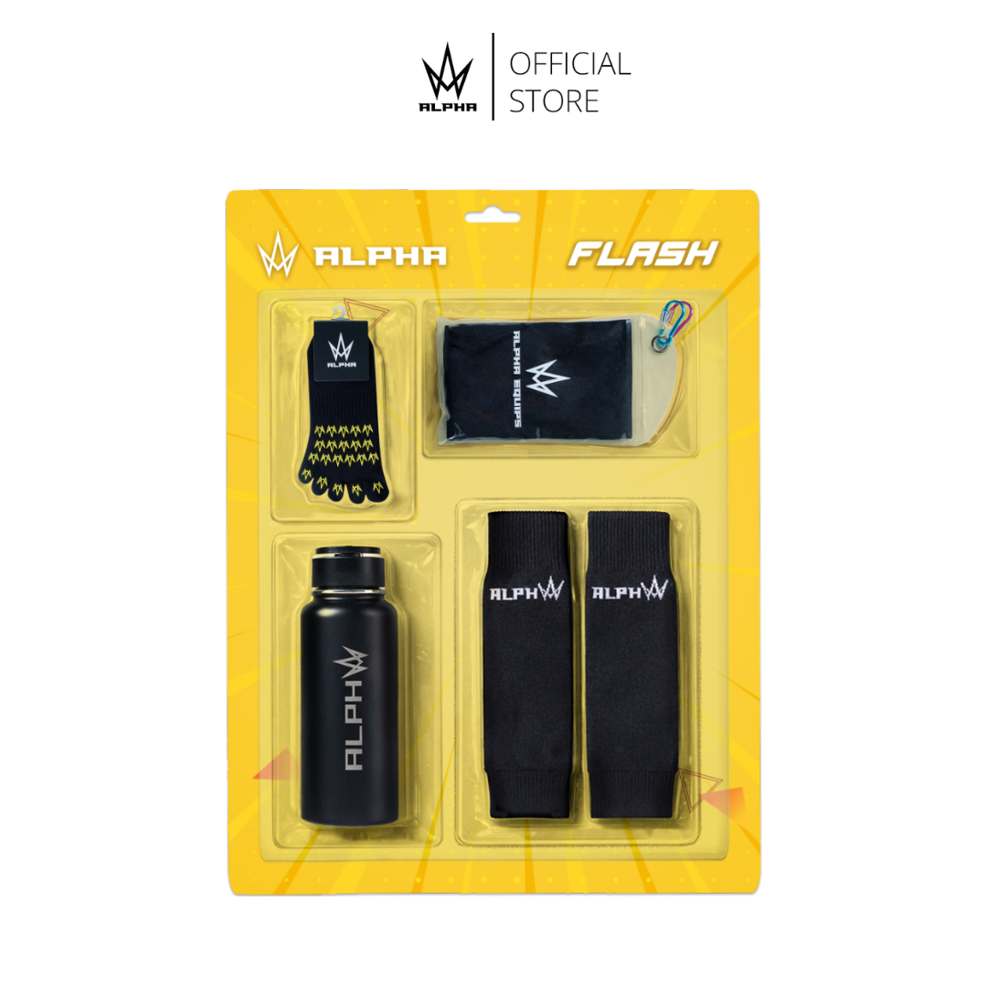 Alpha Football Matchday Blister Pack – FLASH (Toe Grip Edition)