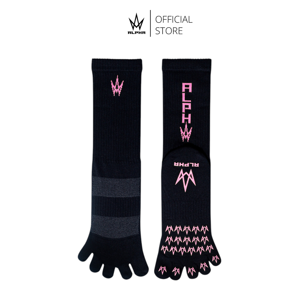 ALPHA 5s (Toe Grip Socks)(Blush)