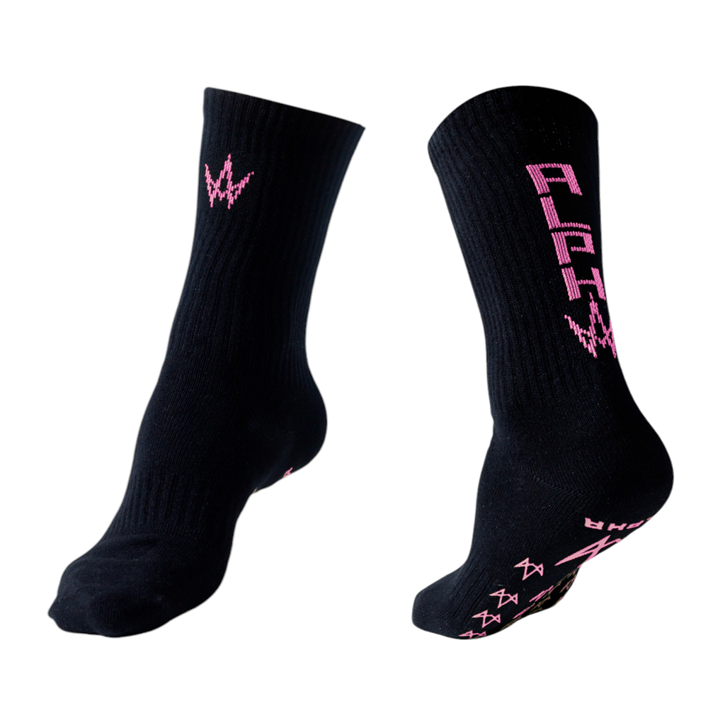 ALPHA Trainer Socks (Regular Grip Socks)(Blush)
