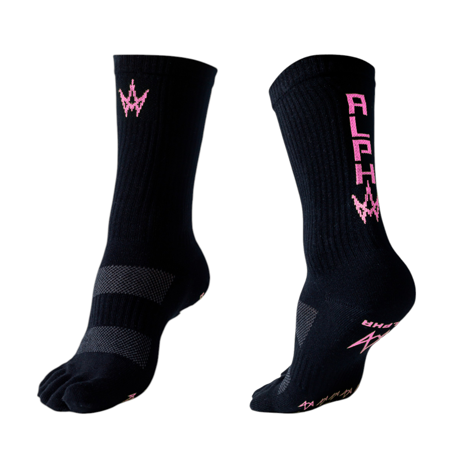 ALPHA 5s (Toe Grip Socks)(Blush)