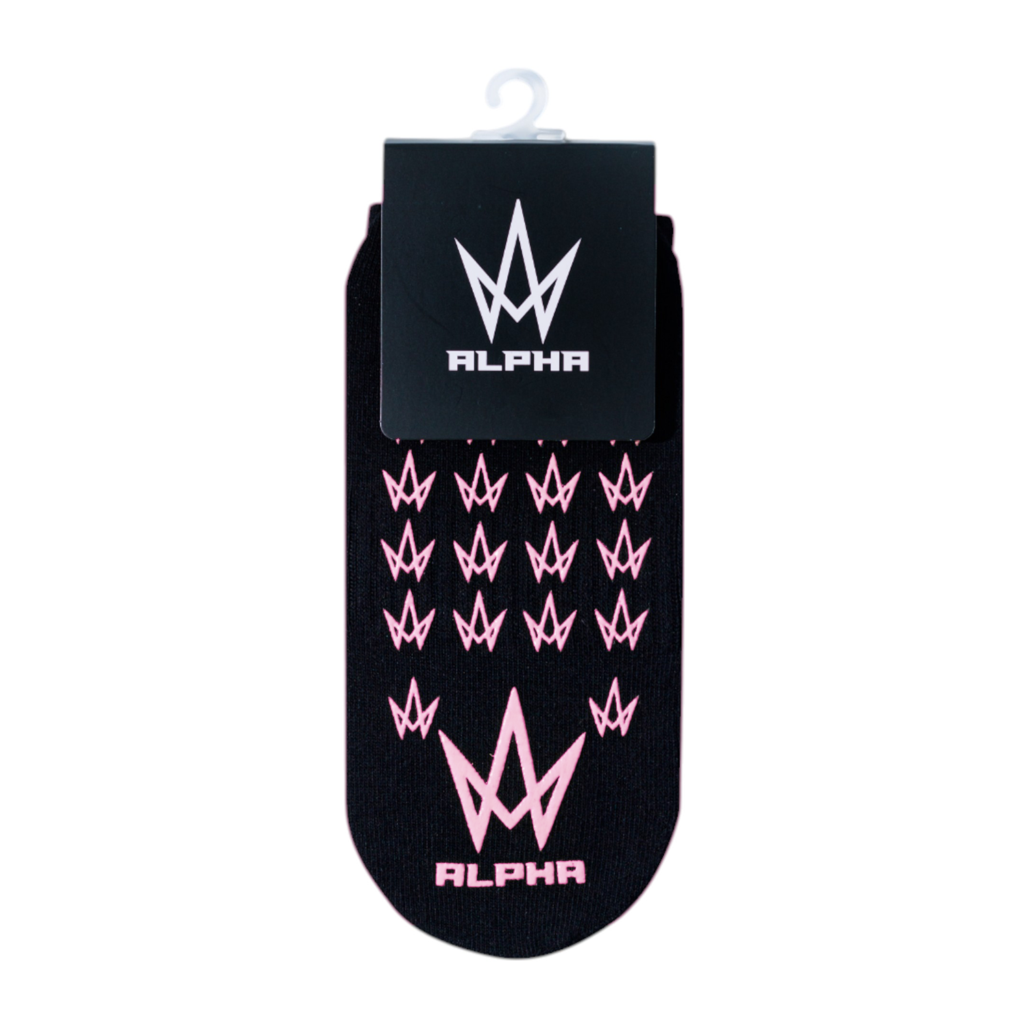 ALPHA Trainer Socks (Regular Grip Socks)(Blush)